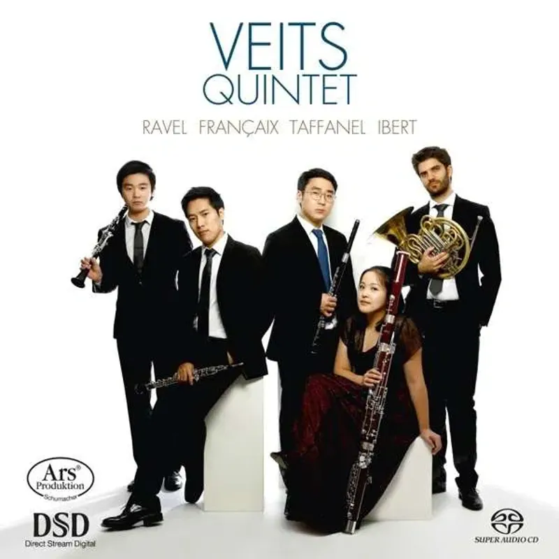 VEITS QUINTET (Ravel, Françaix, Taffanel & Ibert)